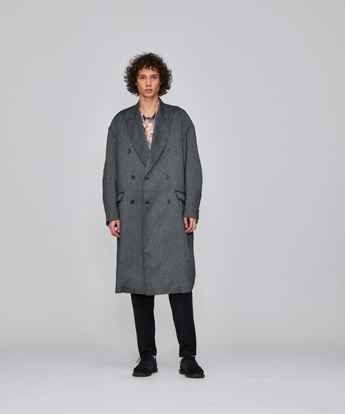 美品Iroquoisイロコイタックショルダーチェスターコート20AW2