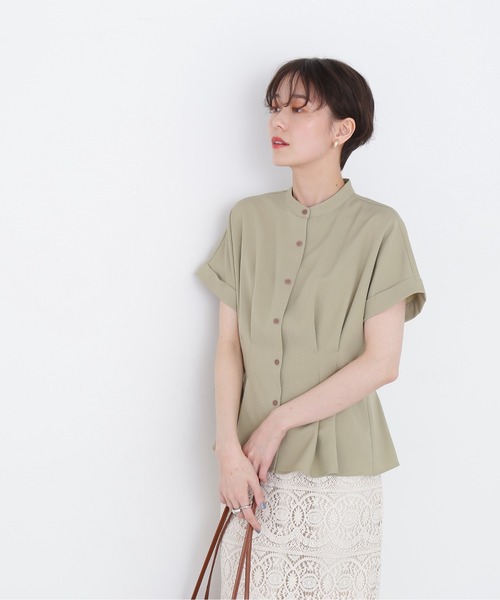 「N.（N. Natural Beauty Basic）」 半袖ブラウス MEDIUM ナチュラル レディース ボウタイ風半袖ブラウス(504617797) | エヌナチュラルビューティ