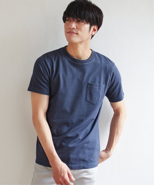 ikka(イッカ)の「ライトダンボールWフェイスT(Tシャツ/カットソー・メンズ・ブラック/グリーン/ホワイト/ネイビー/ベージュ/オレンジ・M/L/XL/S)」の7枚目の写真