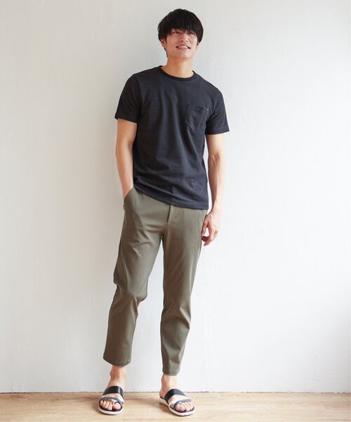 ikka(イッカ)の「ライトダンボールWフェイスT(Tシャツ/カットソー・メンズ・ブラック/グリーン/ホワイト/ネイビー/ベージュ/オレンジ・M/L/XL/S)」の12枚目の写真