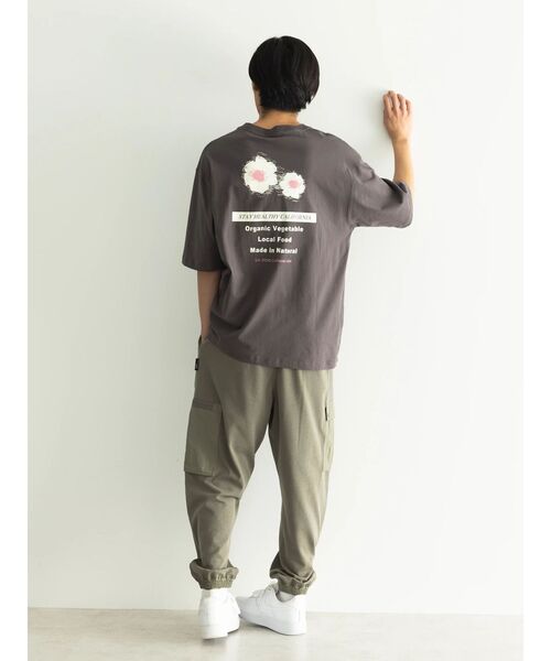 CRAFT STANDARD BOUTIQUE(クラフトスタンダードブティック)の「Than Nothing TEE(Tシャツ/カットソー・レディース・グレイッシュベージュ/オフホワイト/チャコールグレー・M/L/XL)」の19枚目の写真