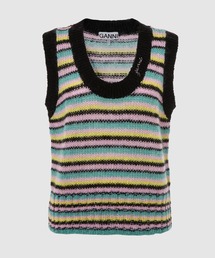 Striped Mohair Vest