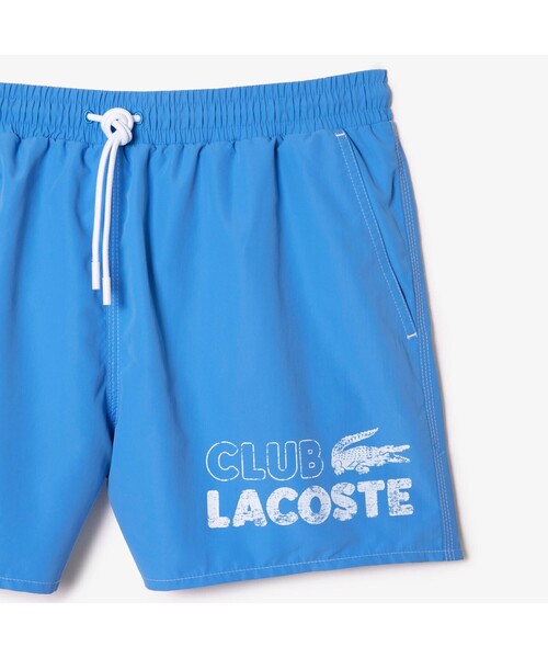 LACOSTE(ラコステ)の「ヴィンテージプリントスイムトランクス(水着・メンズ・ブルー・L/M)」の2枚目の写真