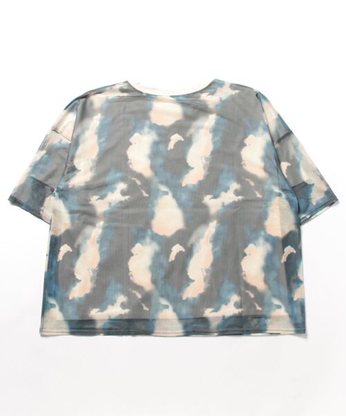 notch.(ノッチ)の「水彩柄シアーTシャツ(Tシャツ/カットソー・レディース・ネイビー/ブラウン/イエロー・M)」の19枚目の写真