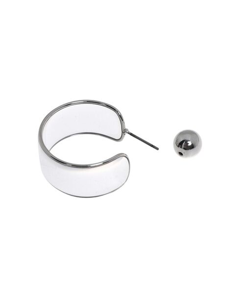 MERCURYDUO（マーキュリーデュオ）の「クリアカーブピアス（ピアス（両耳用）・レディース・クリア/ブラウン・FREE）」の5枚目の写真