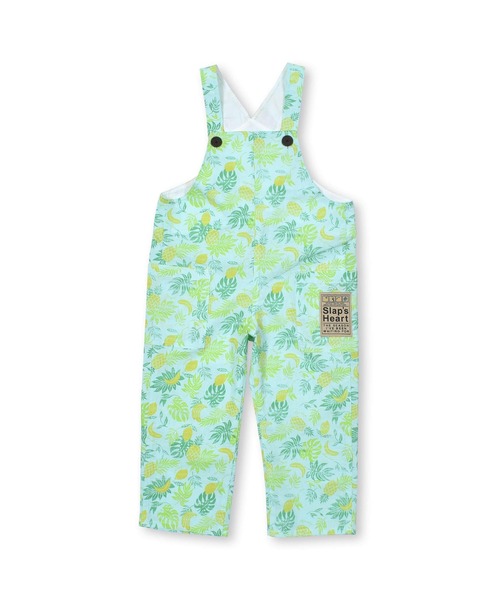 SLAP SLIP（スラップスリップ）の「【お揃い】綿麻フルーツ柄アニマルサファリ柄サロペット(80~120cm)（つなぎ/オールインワン・キッズ・グリーン系その他/ブルー系その他・120/90/80/100/110）」の16枚目の写真