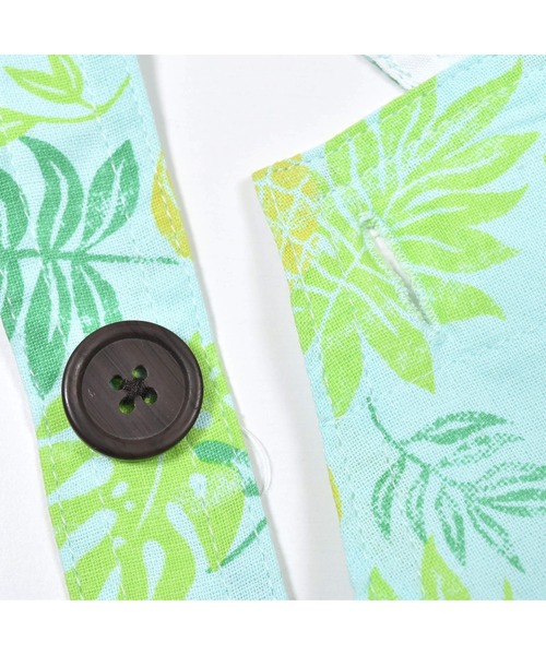 SLAP SLIP（スラップスリップ）の「【お揃い】綿麻フルーツ柄アニマルサファリ柄サロペット(80~120cm)（つなぎ/オールインワン・キッズ・グリーン系その他/ブルー系その他・120/90/80/100/110）」の19枚目の写真