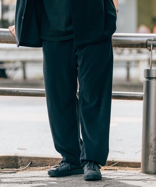 EDIFICE LA BOUCLE（エディフィスラブークル）の「【LA BOUCLE / ラブークル】スウェットパンツ パイル（スウェットパンツ・メンズ・ブラック/ホワイト/ブルー・2/1）」の13枚目の写真