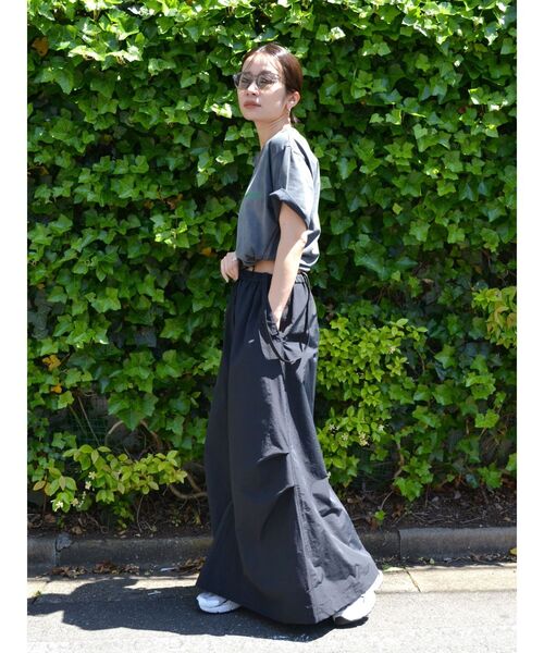 Ungrid（アングリッド）の「ヴィンテージウォッシュカラーTee（Tシャツ/カットソー・レディース・オレンジ/ブルー/ピンク/チャコールグレー・FREE）」の8枚目の写真