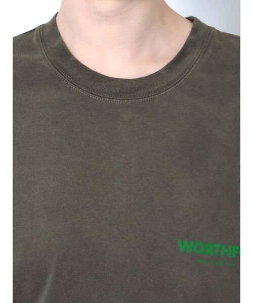 Ungrid（アングリッド）の「ヴィンテージウォッシュカラーTee（Tシャツ/カットソー・レディース・オレンジ/ブルー/ピンク/チャコールグレー・FREE）」の13枚目の写真