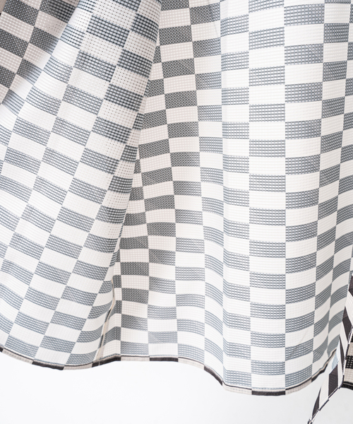 417 EDIFICE(フォーワンセブンエディフィス)の「【AIR RIP/エアリップ】パターンショートスリーブシャツ(シャツ/ブラウス・メンズ・オレンジ/ライトグリーン/アイボリー/ブルー・SMALL/MEDIUM/LARGE)」の7枚目の写真