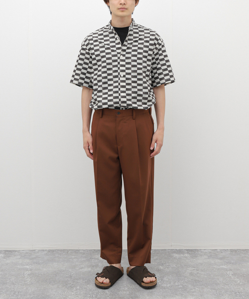 417 EDIFICE(フォーワンセブンエディフィス)の「【AIR RIP/エアリップ】パターンショートスリーブシャツ(シャツ/ブラウス・メンズ・オレンジ/ライトグリーン/アイボリー/ブルー・SMALL/MEDIUM/LARGE)」の20枚目の写真