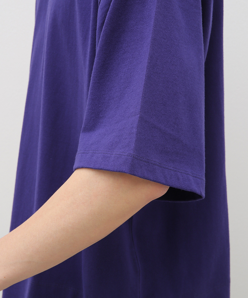 JOURNAL STANDARD（ジャーナルスタンダード）の「ジャガード クルーネックカットソー（Tシャツ/カットソー・メンズ・ホワイト/チャコールグレー/ブラック/パープル・MEDIUM/LARGE）」の15枚目の写真