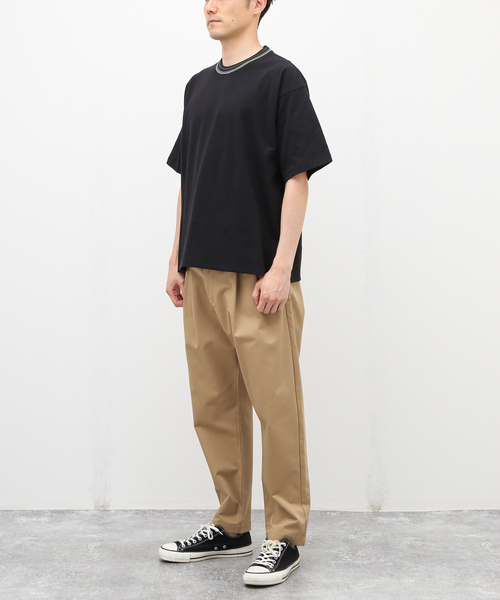 JOURNAL STANDARD（ジャーナルスタンダード）の「ジャガード クルーネックカットソー（Tシャツ/カットソー・メンズ・ホワイト/チャコールグレー/ブラック/パープル・MEDIUM/LARGE）」の22枚目の写真