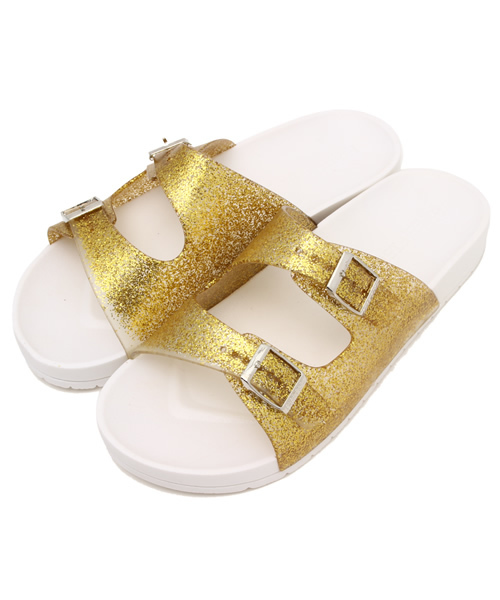 collex(コレックス)の「【FREEFISH】SCATサンダル(サンダル・レディース・ゴールド/シルバー・37/38)」の2枚目の写真