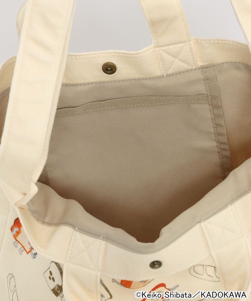 niko and...（ニコアンド）の「【パンどろぼう】コラボ2WAYトートバッグ【web限定販売】（トートバッグ・レディース・アイボリー/ブラウン・0）」の13枚目の写真