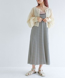 Crisp | ボーダーバイカラーキャミワンピース(ワンピース)