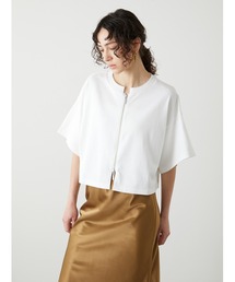 LA PEAU DE GEM | 【LA PEAU DE GEM】ジップ Tシャツ(Tシャツ/カットソー)