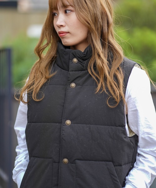 roial(ロイアル)の「VEST/ROIAL(ロイアル)2カラーデザインユニセックス対応フェイクダウンベスト(ダウンベスト・メンズ・ブラック/レッド/イエロー/グリーン・MEDIUM/LARGE/X-LARGE)」の17枚目の写真
