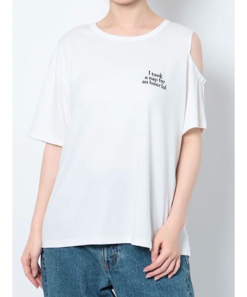 美品＊Plantation アシンメトリー Tシャツ 白 カットソー 製品