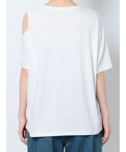 美品＊Plantation アシンメトリー Tシャツ 白 カットソー 製品