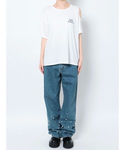 【新品未使用】FEMMENT｜アシンメトリーカットソー 新品未使用】FEMMENT｜アシンメトリーカットソー