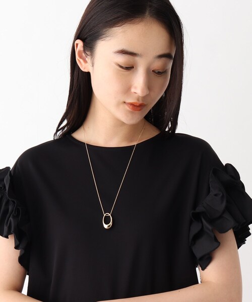 OPAQUE.CLIP（オペークドットクリップ）の「◆メタルモチーフワントップネックレス（ネックレス・レディース・シルバー/ゴールド・00）」の4枚目の写真