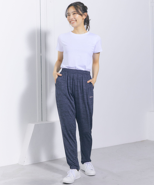 cross marche(クロスマルシェ)の「【HEAD】吸水速乾・UV対策 テーパードフィットパンツ(ヘッド)(その他パンツ・レディース・ネイビー/ブラック/パープル/チャコールグレー・L/M/LL)」の5枚目の写真
