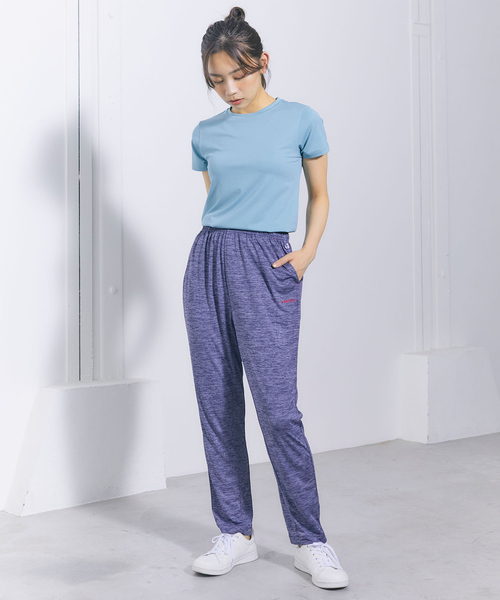 cross marche(クロスマルシェ)の「【HEAD】吸水速乾・UV対策 テーパードフィットパンツ(ヘッド)(その他パンツ・レディース・ネイビー/ブラック/パープル/チャコールグレー・L/M/LL)」の8枚目の写真