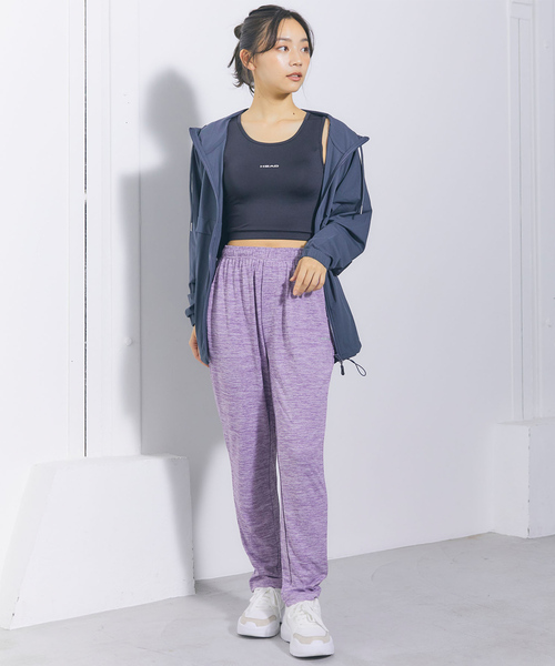 cross marche(クロスマルシェ)の「【HEAD】吸水速乾・UV対策 テーパードフィットパンツ(ヘッド)(その他パンツ・レディース・ネイビー/ブラック/パープル/チャコールグレー・L/M/LL)」の13枚目の写真