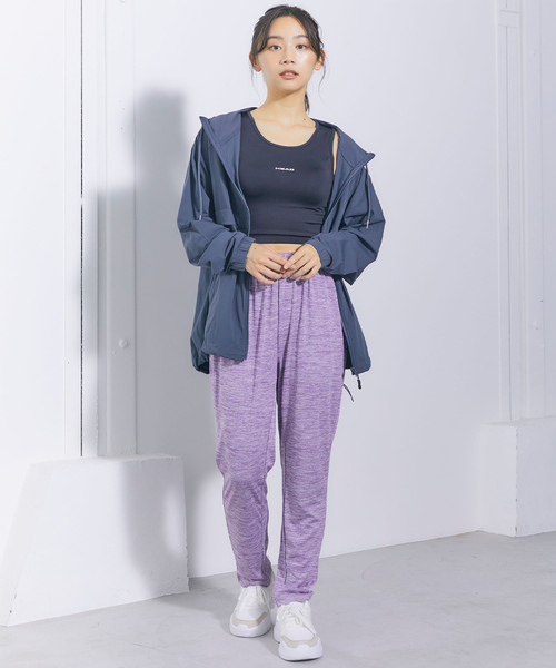 cross marche(クロスマルシェ)の「【HEAD】吸水速乾・UV対策 テーパードフィットパンツ(ヘッド)(その他パンツ・レディース・ネイビー/ブラック/パープル/チャコールグレー・L/M/LL)」の17枚目の写真
