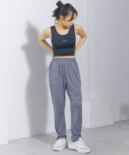 cross marche(クロスマルシェ)の「【HEAD】吸水速乾・UV対策 テーパードフィットパンツ(ヘッド)(その他パンツ・レディース・ネイビー/ブラック/パープル/チャコールグレー・L/M/LL)」の6枚目の写真