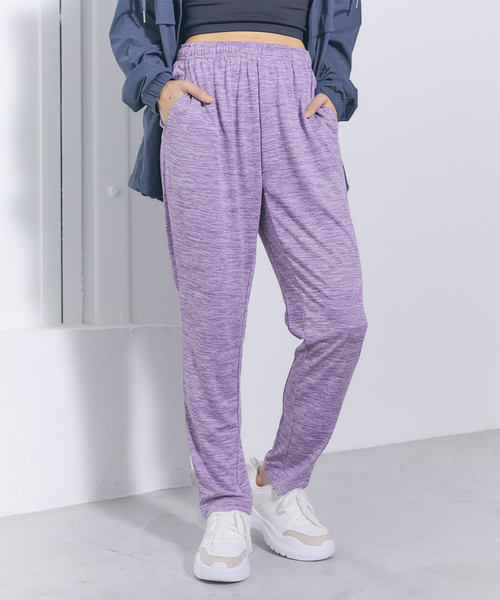 cross marche(クロスマルシェ)の「【HEAD】吸水速乾・UV対策 テーパードフィットパンツ(ヘッド)(その他パンツ・レディース・ネイビー/ブラック/パープル/チャコールグレー・L/M/LL)」の1枚目の写真
