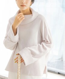 ◇【WEB限定】ハミルトンNYターンカフスプルオーバーニット