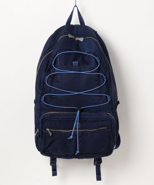 PORTER CLASSIC（ポータークラシック）の「【Porter Classic / ポータークラシック】SUPER NYLON DAYPACK L（バックパック/リュック・メンズ・ブルー/ブラック・FREE）」の9枚目の写真