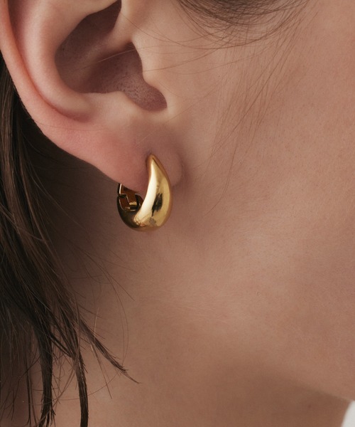 CENE(セネ)の「【CENE】セネ/ドロップレットピアス(ピアス(両耳用)・レディース・シルバー/ゴールド・FREE)」の6枚目の写真