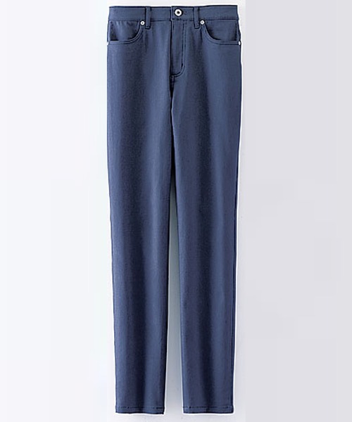 BELLUNA PLUS（ベルーナ）の「静電防止蓄熱綿サテンカラーパンツ股下７４cm（その他パンツ・レディース・グリーン/マスタード/モカ/サンドベージュ/オフホワイト/パープル系その他/ブラック/レッド系その他/キャメル/モスグリーン/パープル/イエロー系その他・X-LARGE/MEDIUM/SMALL/LARGE）」の8枚目の写真