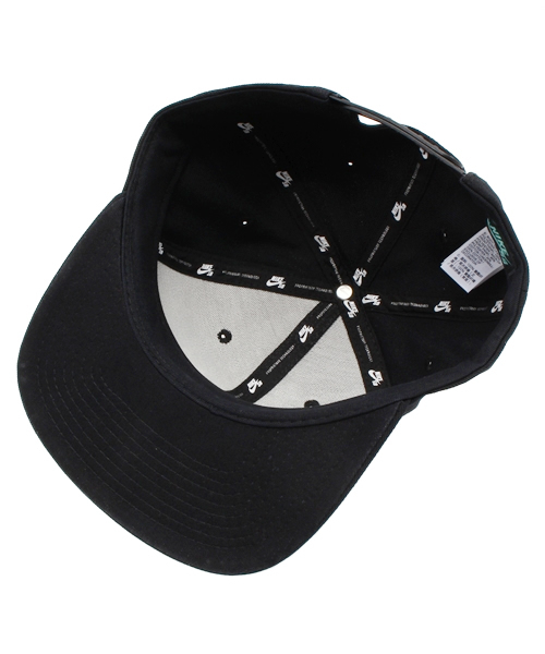 NIKE SB（ナイキエスビー）の「ユニセックス ナイキ スケート キャップ NIKE SB ICON PRO CAP 628683（キャップ・メンズ・ブラック/ブルー・ONE SIZE）」の6枚目の写真