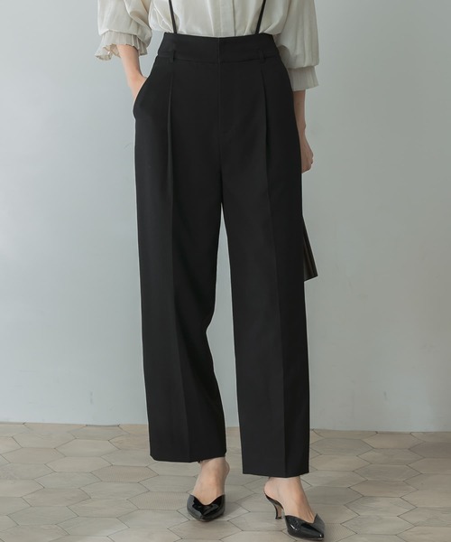 URBAN RESEARCH ROSSO WOMEN(アーバンリサーチ ロッソ)の「マルチWAYセミワイドパンツ(その他パンツ・レディース・ブルー系その他/ブラック/アイボリー・36/38)」の3枚目の写真