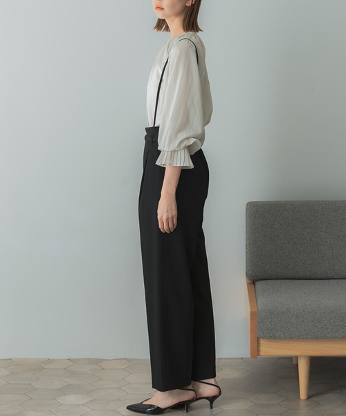 URBAN RESEARCH ROSSO WOMEN(アーバンリサーチ ロッソ)の「マルチWAYセミワイドパンツ(その他パンツ・レディース・ブルー系その他/ブラック/アイボリー・36/38)」の22枚目の写真