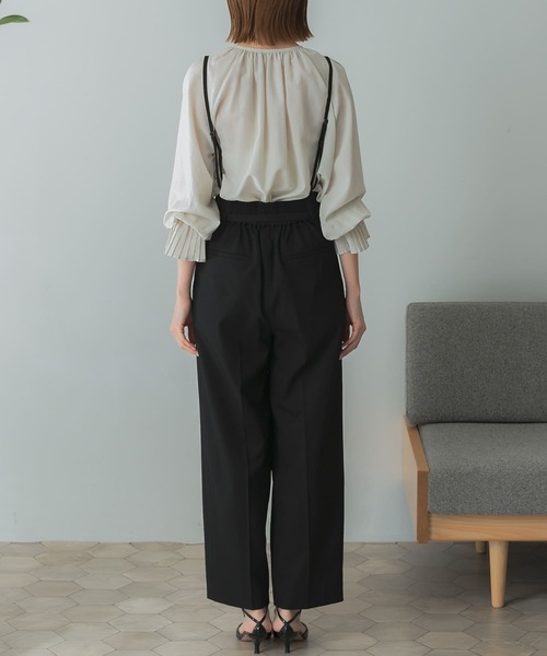 URBAN RESEARCH ROSSO WOMEN(アーバンリサーチ ロッソ)の「マルチWAYセミワイドパンツ(その他パンツ・レディース・ブルー系その他/ブラック/アイボリー・36/38)」の21枚目の写真