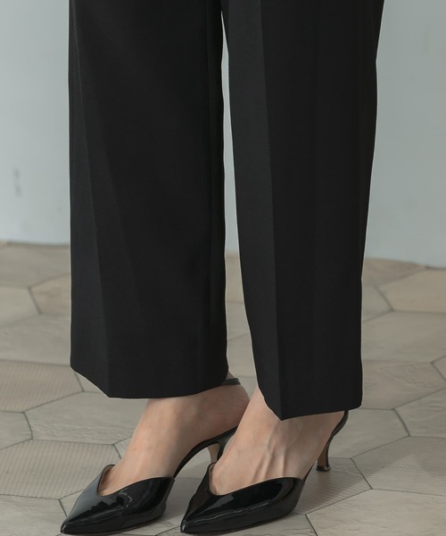 URBAN RESEARCH ROSSO WOMEN(アーバンリサーチ ロッソ)の「マルチWAYセミワイドパンツ(その他パンツ・レディース・ブルー系その他/ブラック/アイボリー・36/38)」の8枚目の写真