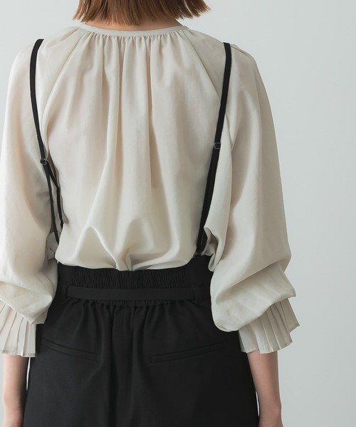URBAN RESEARCH ROSSO WOMEN(アーバンリサーチ ロッソ)の「マルチWAYセミワイドパンツ(その他パンツ・レディース・ブルー系その他/ブラック/アイボリー・36/38)」の9枚目の写真