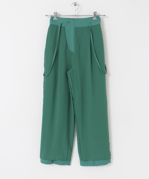 URBAN RESEARCH ROSSO WOMEN(アーバンリサーチ ロッソ)の「マルチWAYセミワイドパンツ(その他パンツ・レディース・ブルー系その他/ブラック/アイボリー・36/38)」の17枚目の写真