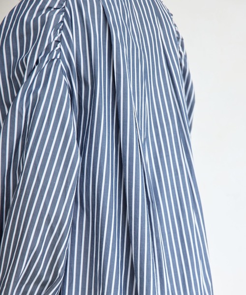 Chez toi（シェトワ）の「ボリュームスリーブロングワンピース（ワンピース・レディース・ネイビー/ブラック/レッド・FREE）」の15枚目の写真