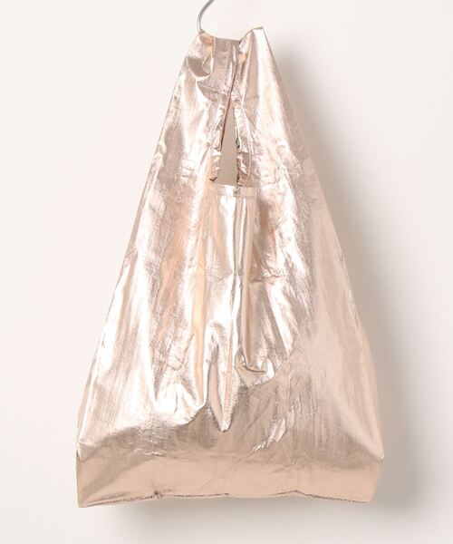 DouDou(ドゥドゥ)の「【BAGGU/バグゥ】23AWメタリック BABY BAGGU(エコバッグ/サブバッグ・レディース・ピンク・FREE)」の2枚目の写真