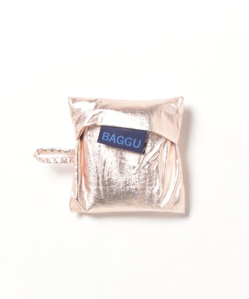 DouDou(ドゥドゥ)の「【BAGGU/バグゥ】23AWメタリック BABY BAGGU(エコバッグ/サブバッグ・レディース・ピンク・FREE)」の5枚目の写真
