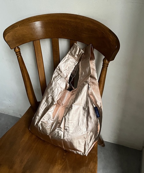 DouDou(ドゥドゥ)の「【BAGGU/バグゥ】23AWメタリック BABY BAGGU(エコバッグ/サブバッグ・レディース・ピンク・FREE)」の11枚目の写真