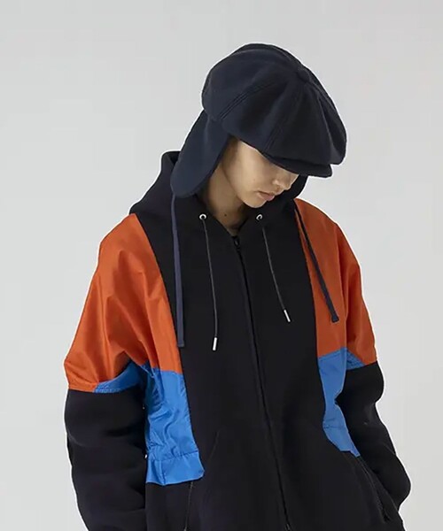 SUBLIME（サブライム）の「SUBLIME/サブライム EAR FLAP 2WAY HUNTING/イヤーフラップ ハンチング（ハンチング/ベレー帽・メンズ・ネイビー/ブラック/グレー・ONE SIZE）」の18枚目の写真