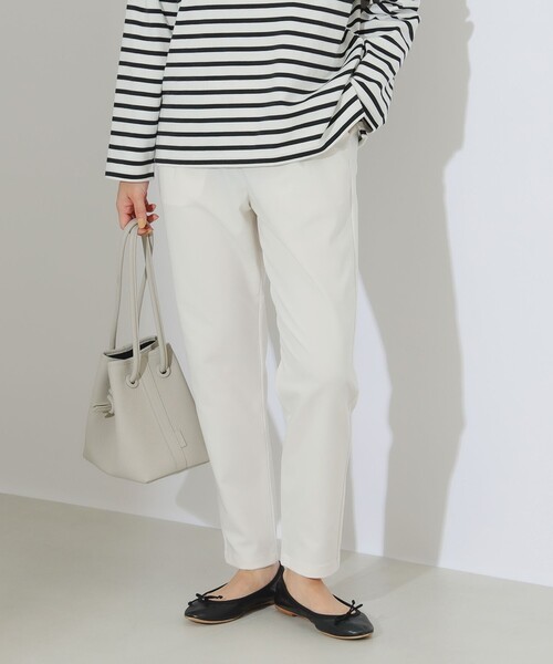 B:MING by BEAMS（ビーミングバイビームス）の「【6色展開】B:MING by BEAMS / スタイルフリー テーパードパンツ 24SS（スラックス・レディース・ピンク/ネイビー/オフホワイト/ブラック/ブラウン系その他/ブルー系その他2・XS/S/M/L/O）」の2枚目の写真